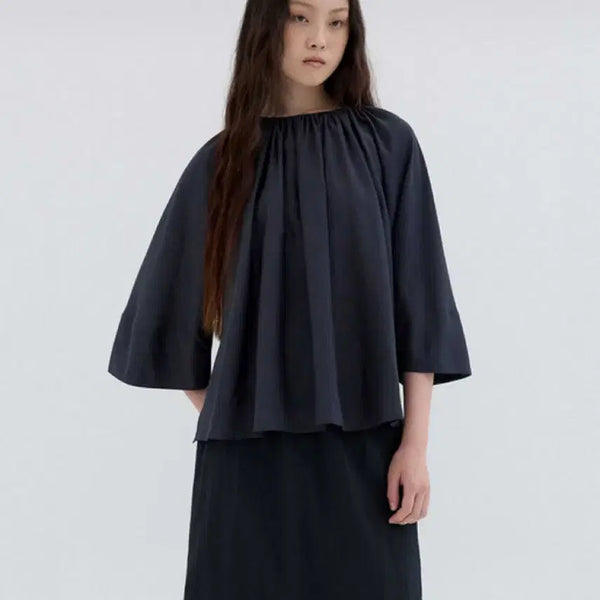 [BUNJANG] Refrain Shirring Blouse 24SS / 리플레인 SHIRRING BLOUSE 24SS