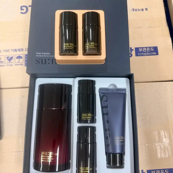 [BUNJANG] Su:m37 Dear Homme Perfect All-in-One Firming Serum Set / 숨37도 남성 화장품 세트