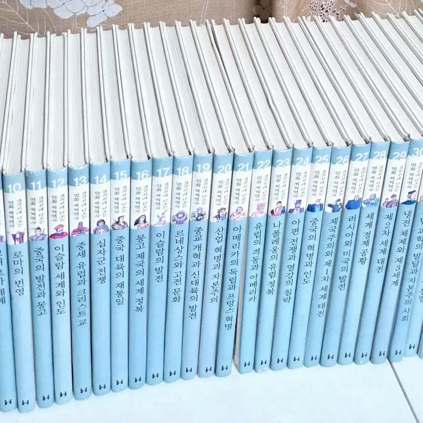 [BUNJANG] Hemingway World History Cartoon Textbook Set (42 Volumes) / [헤밍웨이] 교과서에 나오는 만화 세계역사 42권