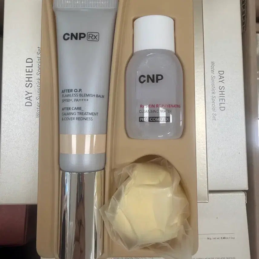 [BUNJANG] CNP RX Flawless Blemish Balm Cleansing Water Set / CNP RX 애프터 오알피 플로리스 블레미쉬밤 클렌징 워터 세트