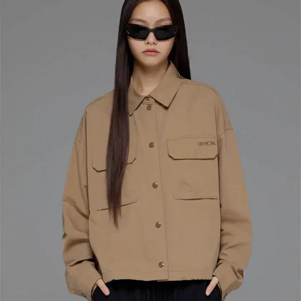 [BUNJANG] Lifework Women's Cropped Jacket / 새상품 여성 라이프워크 크롭 자켓