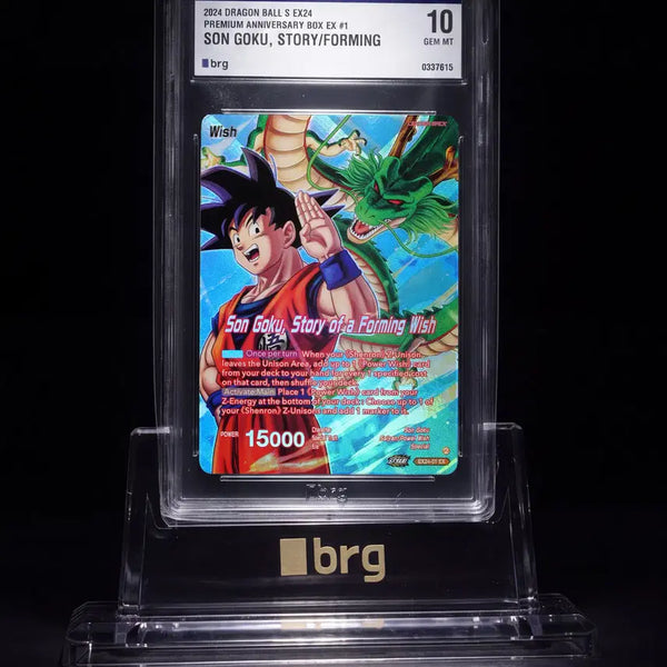 [BUNJANG] BRG Grade 10 Dragon Ball Fusion World Ultra Rare Promo Wish Son Goku Leader Card / BRG 10등급 드래곤볼 퓨전월드 초레어 프로모 Wish '손오공' 리더카드
