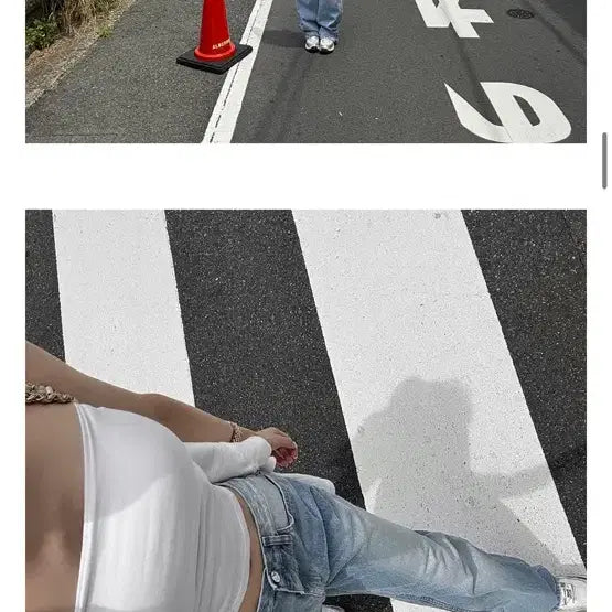 [BUNJANG] Guse Wide Light Wash Jeans S / 구즈 guse 와이드연청 s