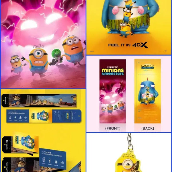 [BUNJANG] Minions Monsters 5-Piece Bundle Set / 미니언즈 몬스터즈 5종 일괄