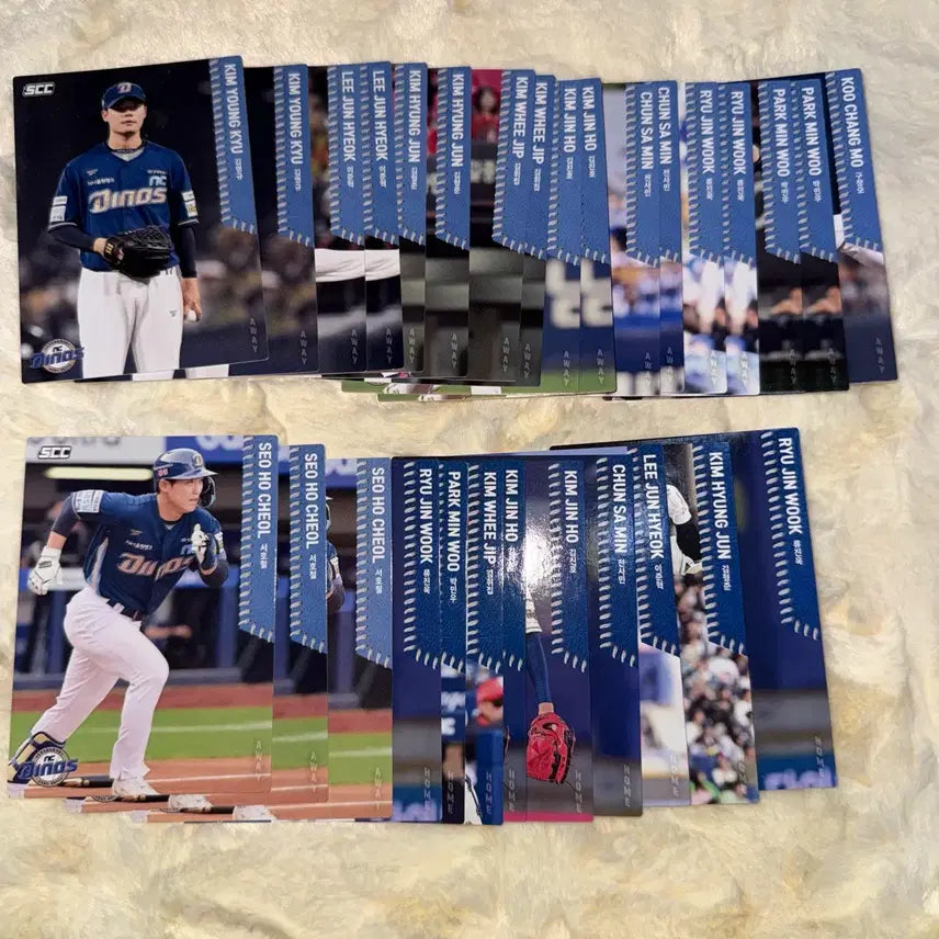 [BUNJANG] 2026 KBO NC Dinos Normal Away Baseball Card Bundle Set / 2026 KBO 야구카드 nc 다이노스 노멀 어웨이 일괄