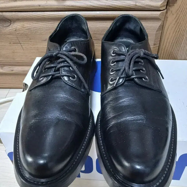 [BUNJANG] United Colors of Benetton Leather Derby Shoes (Size 43) / 베네통 가죽 더비 구두(43, 275~280mm)