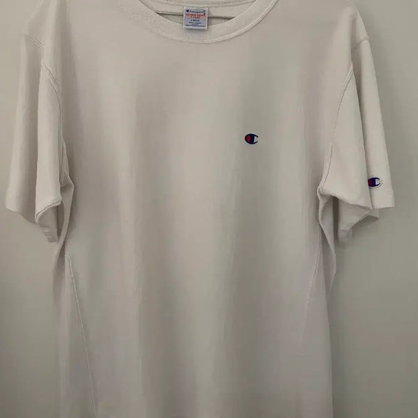 [BUNJANG] Champion T-Shirt White / [L]챔피온 반팔티 화이트