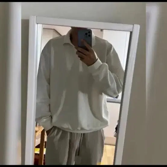 [BUNJANG] Partimento Oversized PK Sweatshirt Ivory / [L]파르티멘토 오버핏 PK(피케) 스웨트셔츠 아이보리