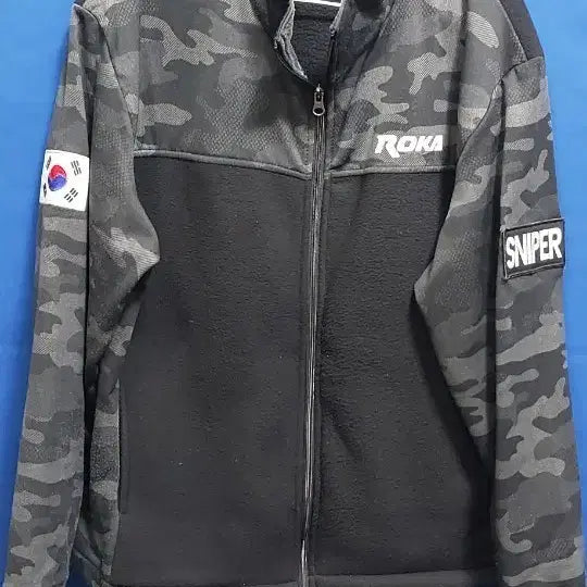 [BUNJANG] ROKA Sniper Camouflage Fleece Jacket Size 100 / ROKA 스나이퍼 카모플라쥬 플리스 자켓. 100