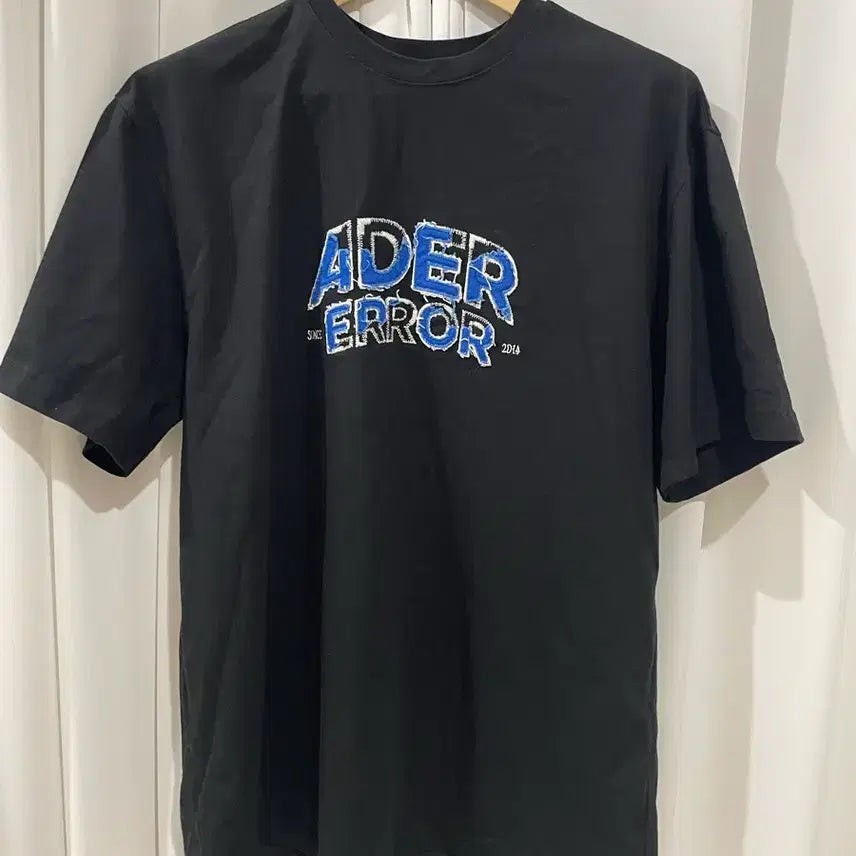 [BUNJANG] Ader Error Edcard Logo T-Shirt Noir / 아더에러 ader 에드카 로고 티셔츠 느와르