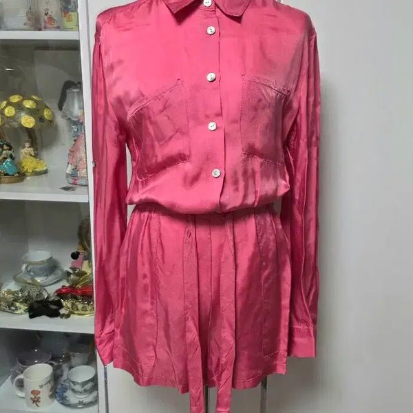 [BUNJANG] Cinq a Sept Cupro Jumpsuit Shorts / 프랑스 브랜드 Cinq a Sept 쿠프로 점프수트 쇼츠