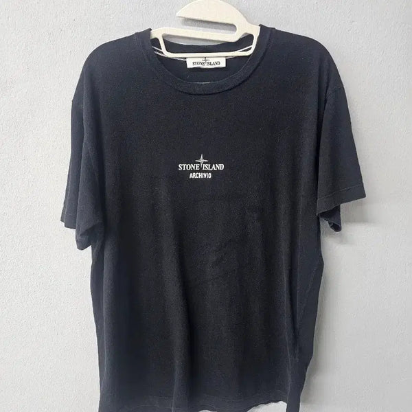 [BUNJANG] Stone Island Archivio Short Sleeve T-Shirt Black / 스톤아일랜드 아카비오 반팔티 블랙