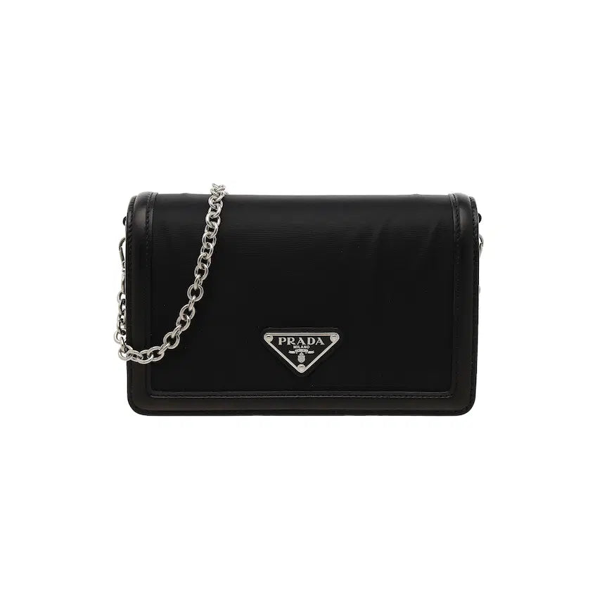 [BUNJANG] Prada Pocono Chain Shoulder Bag Mini Black / 프라다 포코노 체인 숄더백 미니