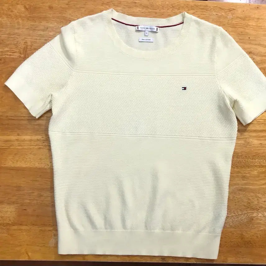 [BUNJANG] Tommy Hilfiger Short Sleeve Knit M / 타미힐피거 반팔 니트