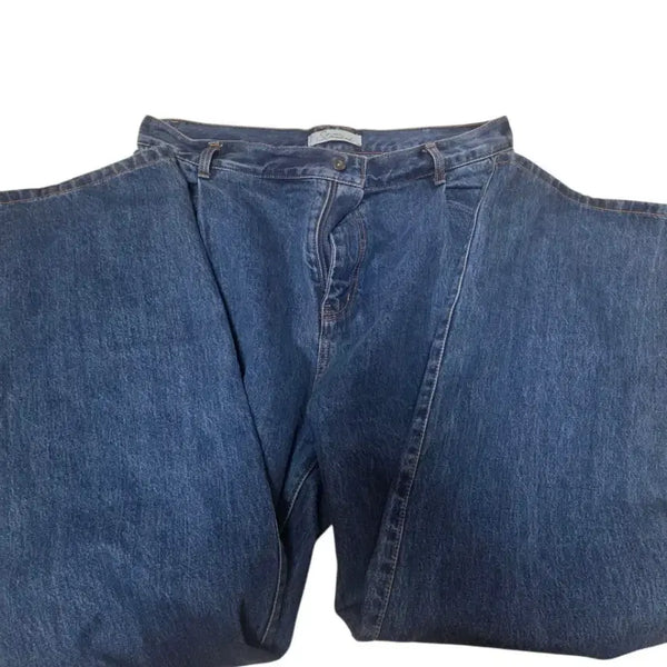 [BUNJANG] Beslow Standard Wide Denim Pants Mid Blue / [34/S급] 비슬로우 스탠다드(BESLOW) 와이드 데님 팬츠 중청(미드블루)