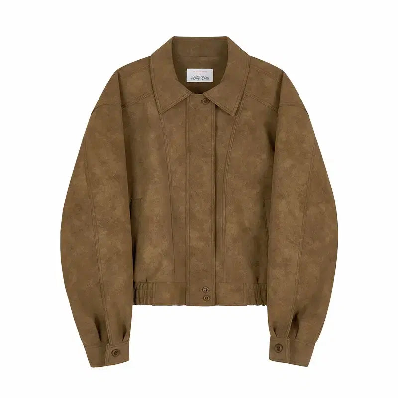 [BUNJANG] Lily Cotes Mute Leather Jacket / [릴리코츠] 뮤트 Mute 레더 자켓
