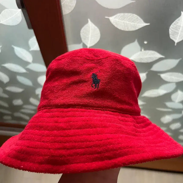 [BUNJANG] Polo Ralph Lauren Terry Bucket Hat / 폴로 랄프로렌 테리 버킷햇