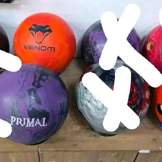 [BUNJANG] Various Bowling Balls / 볼링공 잭칼/베놈/프라이멀/스나이퍼/리볼트/핑크