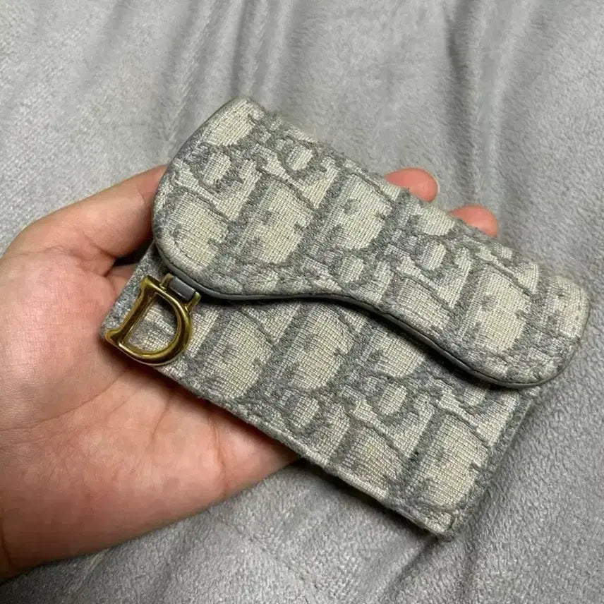 [BUNJANG] Dior Women's Bifold Wallet Signature Pattern / 디올 지갑 구성품 보유