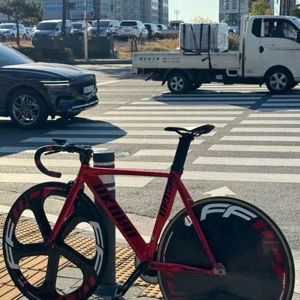 [BUNJANG] Unknown Singularity Frame & Sugino Zen Crankset Bundle / 언노운 싱귤러리티 반차&페포 디스크휠 판매