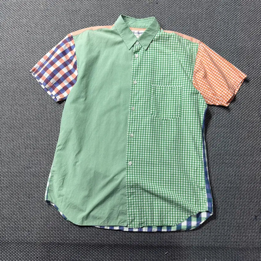 [BUNJANG] Comme des Garçons PLAY Striped Short Sleeve Shirt (S) / 꼼데가르솜 반팔 셔츠 (S)