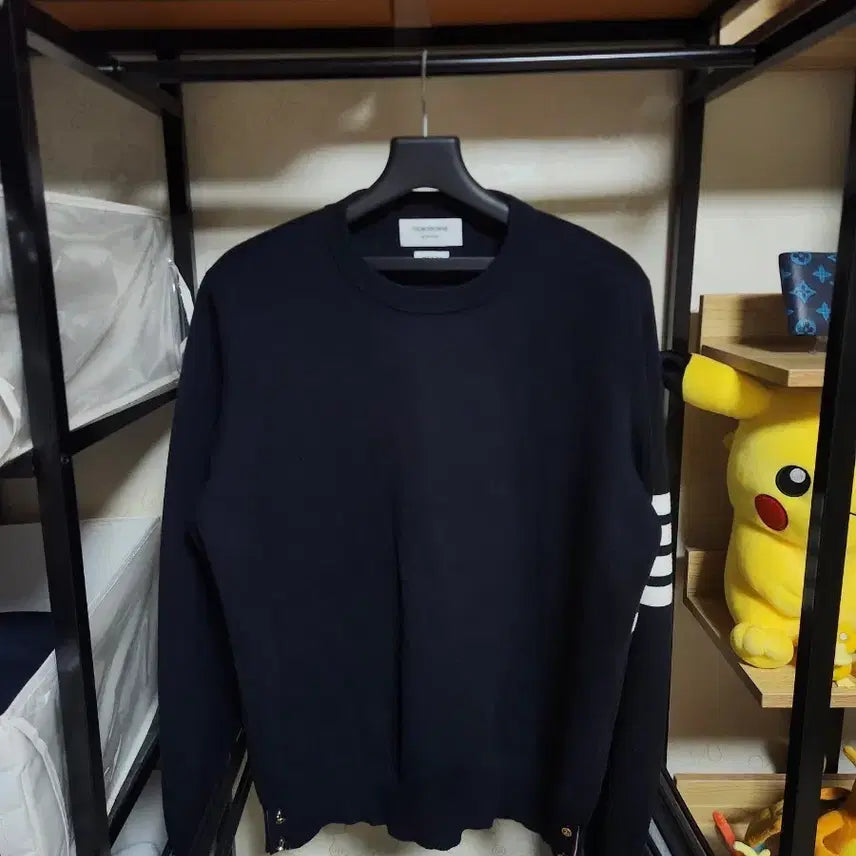 [BUNJANG] Thom Browne Milano Stitch Gold Button Knitwear Size 4 / 톰브라운 밀라노스티치 금장 단추 니트 4사이즈