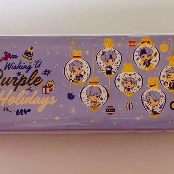 [BUNJANG] BTS TinyTAN Purple Holiday Stamp Set (Sealed) / 방탄소년단 타이니탄 Purple Holiday 스탬프 세트 미개봉
