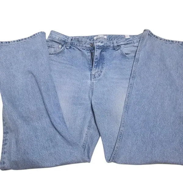 [BUNJANG] INSTANTFUNK Lot 1968W Wide Light Blue Denim Pants Size 34 / [34/S급] 인스턴트데님(INSTANTFUNK) Lot 1968W 와이드 연청 데님 팬츠