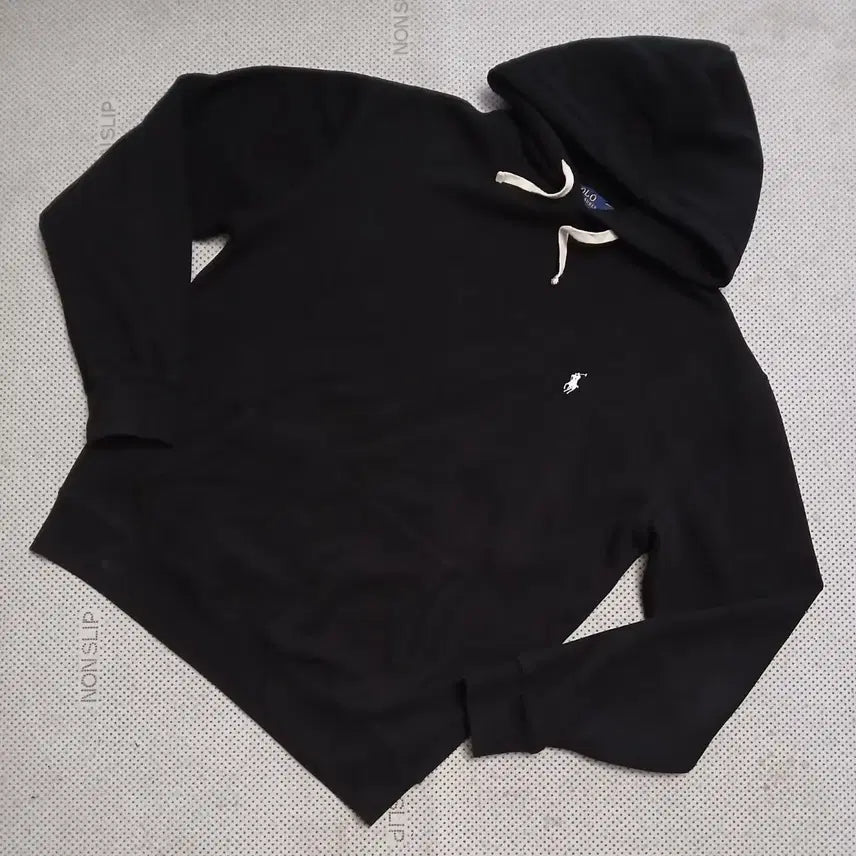 [BUNJANG] Polo Ralph Lauren Black Hoodie / 폴로 랄프로렌 블랙 후드티