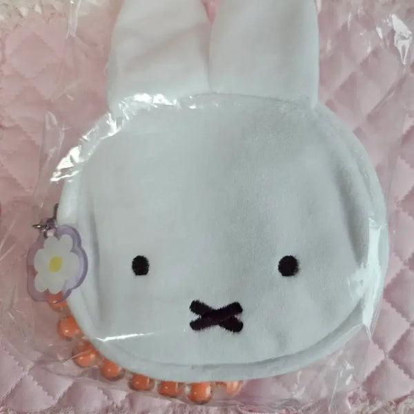 [BUNJANG] Miffy Limited Edition Beaded Face Pouch / (일본정품/한정판) 미피 비즈 시리즈 얼굴 파우치