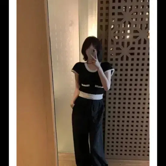 [BUNJANG] Soverment Short Sleeve Knit / 소버샵 반팔 니트