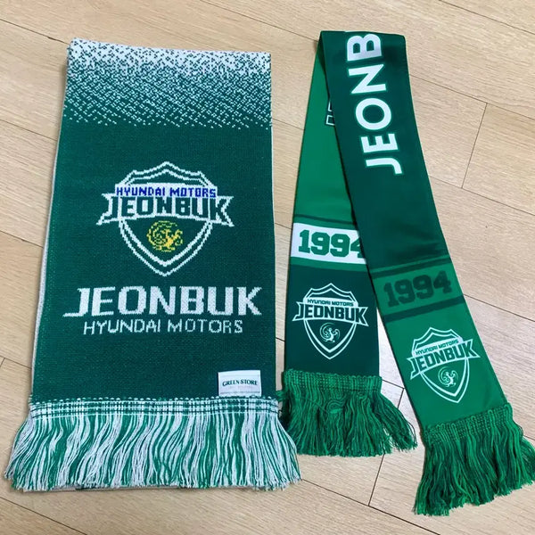 [BUNJANG] Jeonbuk Hyundai Knit Mini Scarf Bundle Set / 전북현대 니트 머플러 미니 머플러 2개