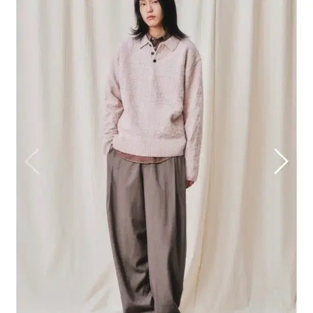 [BUNJANG] Art if acts Checkerboard Knit / Art if acts 아트이프액츠 체커보드 니트