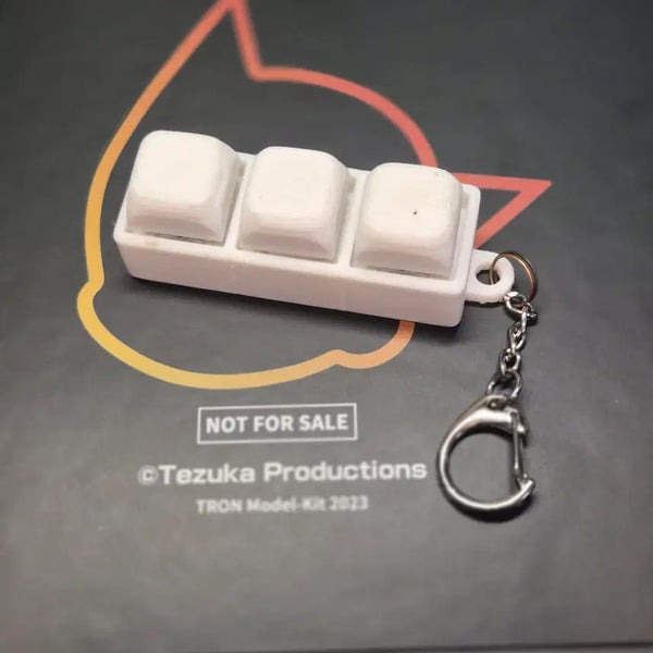 [BUNJANG] Mechanical Keyboard Switch 3-Button Keyring Clicker / 기계식 키보드 스위치 3구 키링 클릭커