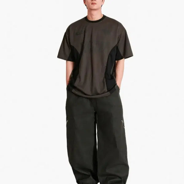 [BUNJANG] Track Waltz Uniform Mesh Short Sleeve T-Shirt Free Size / 트랙 왈츠 유니폼 매쉬 반팔티