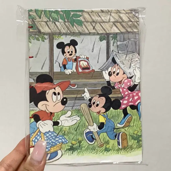 [BUNJANG] Disney Mickey Mouse, Goofy, Pluto Coptic Binding Journal / 디즈니 미키마우스 구피 플루토 북바인딩 수첩 다이어리 무지 노트