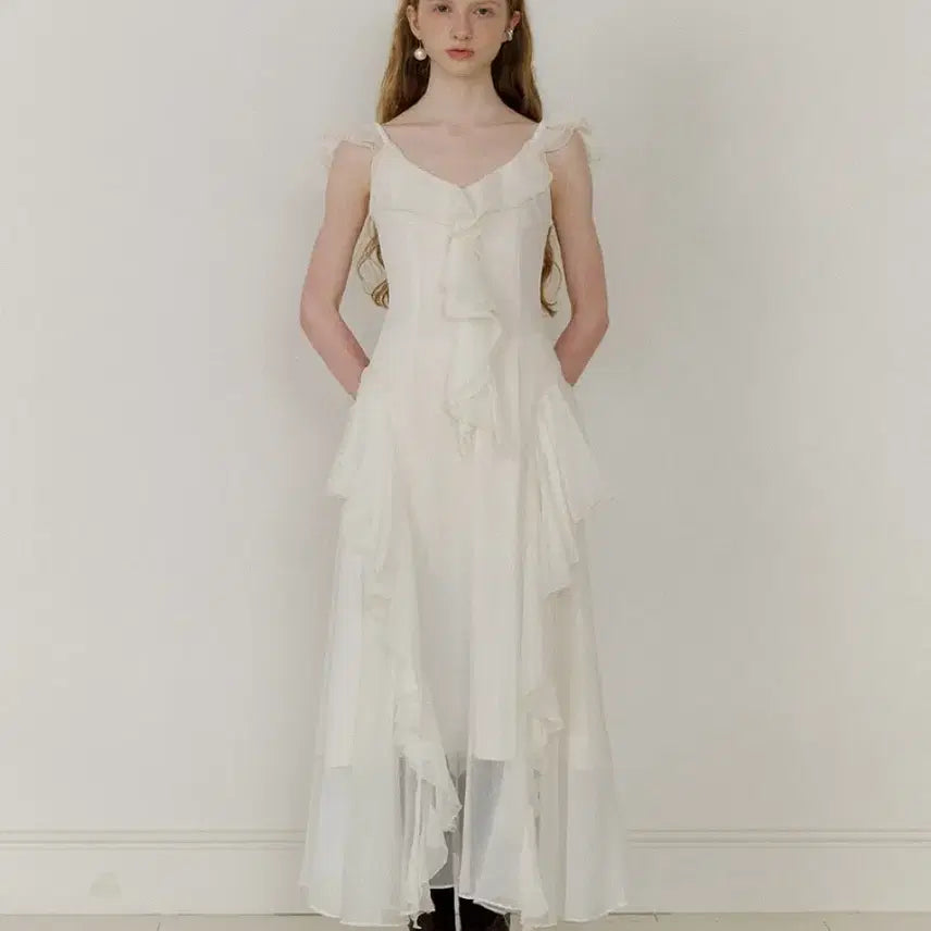 [BUNJANG] Sinsden Romantic Long Dress / 신스덴 로맨티크 롱원피스