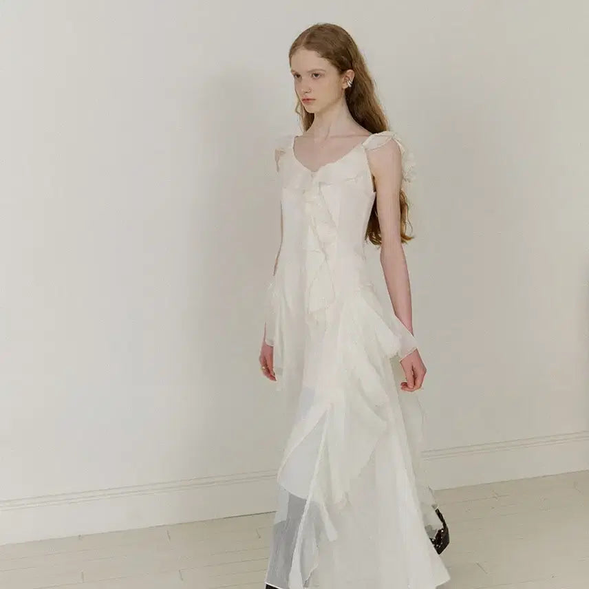 [BUNJANG] Sintden Romantic Long Dress / 신스덴 로맨티크 롱원피스