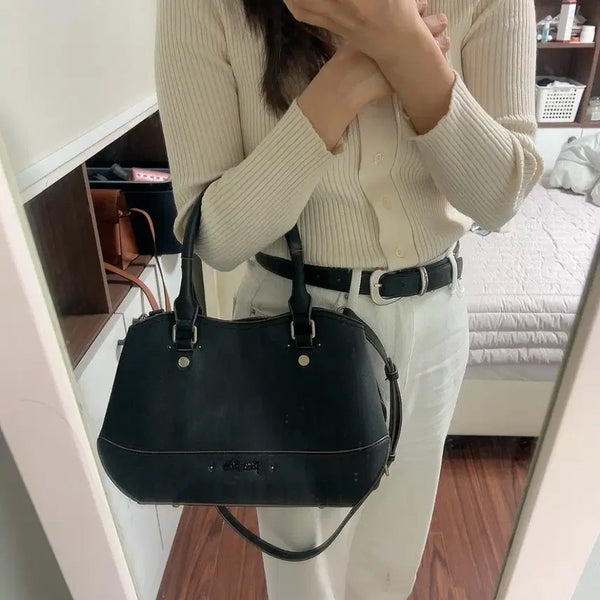 [BUNJANG] Folli Follie Leather Tote Bag / 폴리폴리 folli follie 토트백