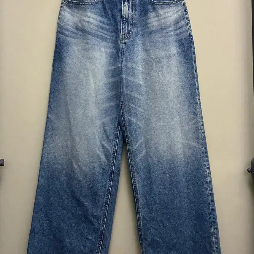 [BUNJANG] Solid Homme 24SS Blue Loose Wide Denim Pants / (46/30)24s 솔리드옴므 블루 루즈 와이드 데님 팬츠 청바지