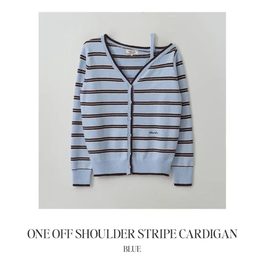 [BUNJANG] Rola Rola Open Shoulder Cardigan Knit T-Shirt / 로라로라 오픈숄더 가디건 니트 티셔츠
