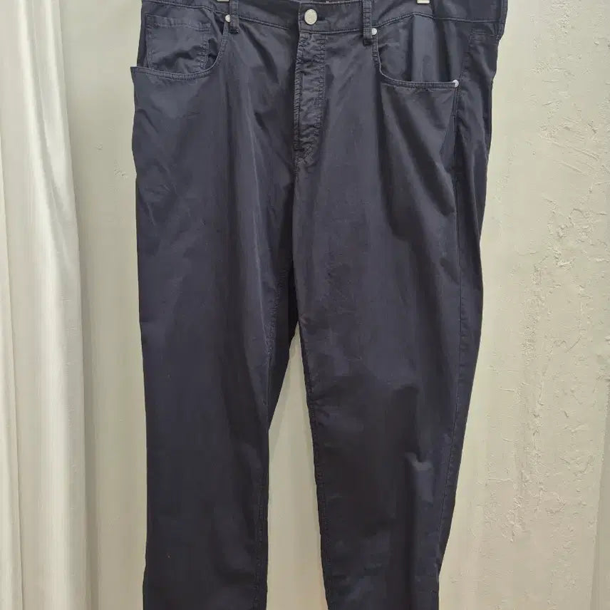 [BUNJANG] Massimo Dutti Navy Tapered Fit Chino Pants (Big Size) / (빅사이즈,여름바지) 마시모두띠 네이비 테이퍼드 핏 팬츠