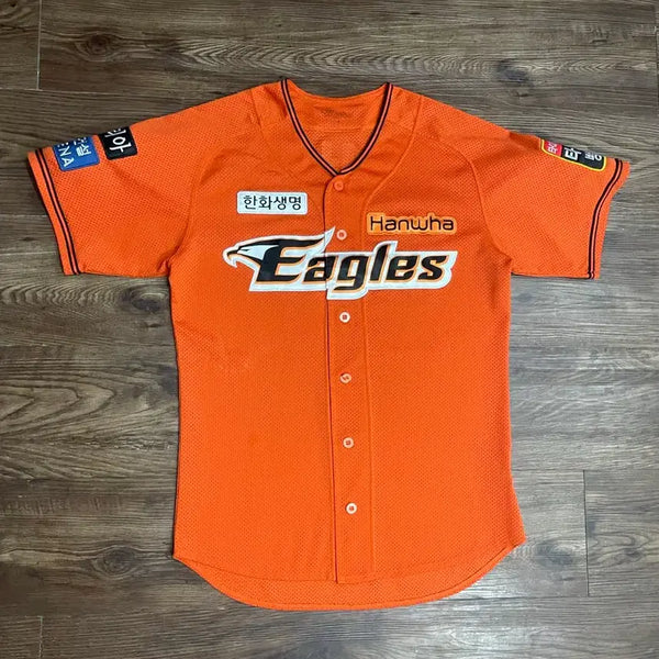 [BUNJANG] Hanwha Eagles Kim Seo-hyun Home Authentic Baseball Jersey Orange Size 100 / 한화이글스 김서현 홈 어센틱 유니폼 오렌지 100