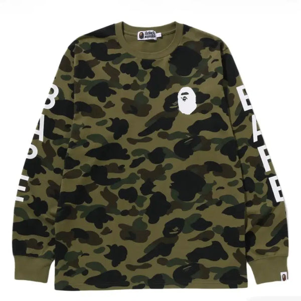 [BUNJANG] BAPE First Camo Long Sleeve L / 베이프 퍼스트 카모 롱슬리브 L