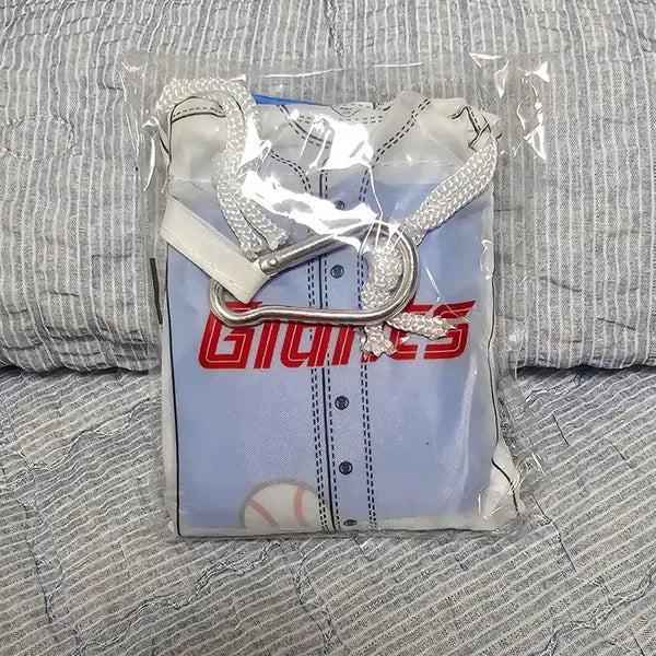 [BUNJANG] Lotte Giants KBO Baseball Pepero Collaboration Mini Gym Sack with Shopping Cart Keyring / 롯데 자이언츠 유니폼 짐색 장바구니 키링 KBO 야구 롯데 빼빼로 콜라보 굿즈
