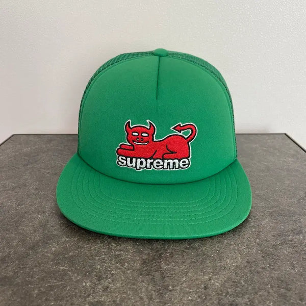 [BUNJANG] Supreme Toy Machine 5-Panel Mesh Ball Cap Hat Green / (OS) 슈프림 토이머신 5패널 메쉬 볼캡 모자 그린