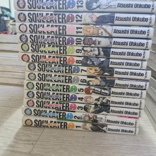 [BUNJANG] Soul Eater Manga Complete Set Volumes 1-13 / 소울이터 만화책 1~13권