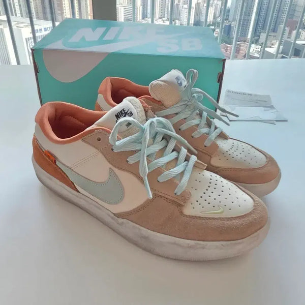 [BUNJANG] Nike SB Force 58 Skate Shoes (Beige/White/Mint) - 270mm / 나이키 SB 포스 58 270사이즈