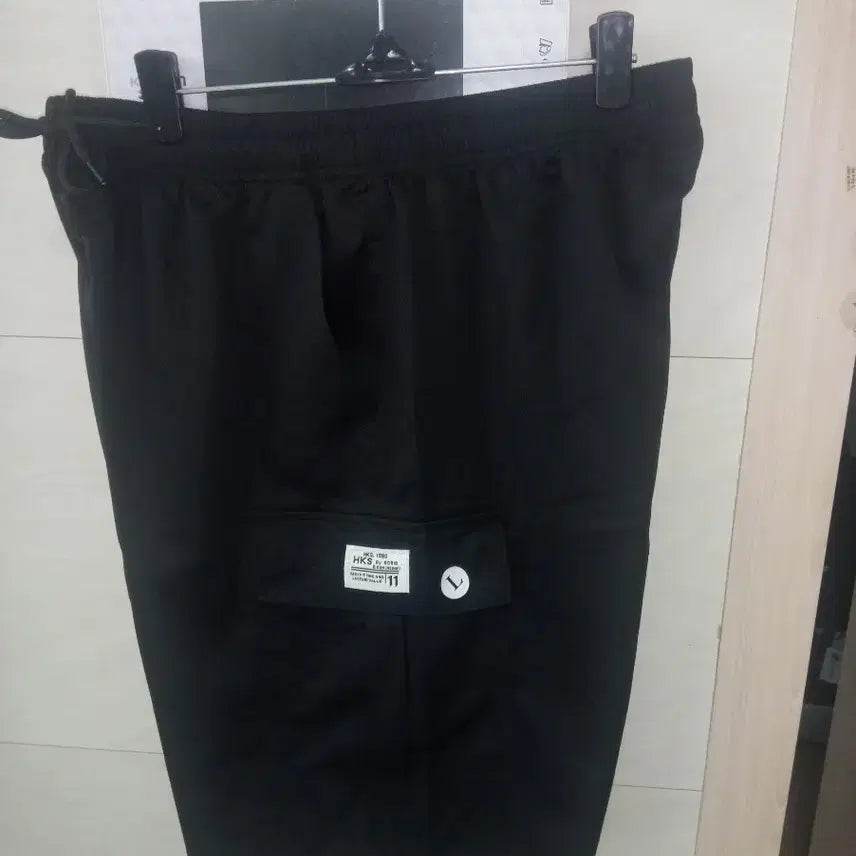 [BUNJANG] HKS Cargo Shorts Black L / HKS  카고 반바지 블랙 L 새상품