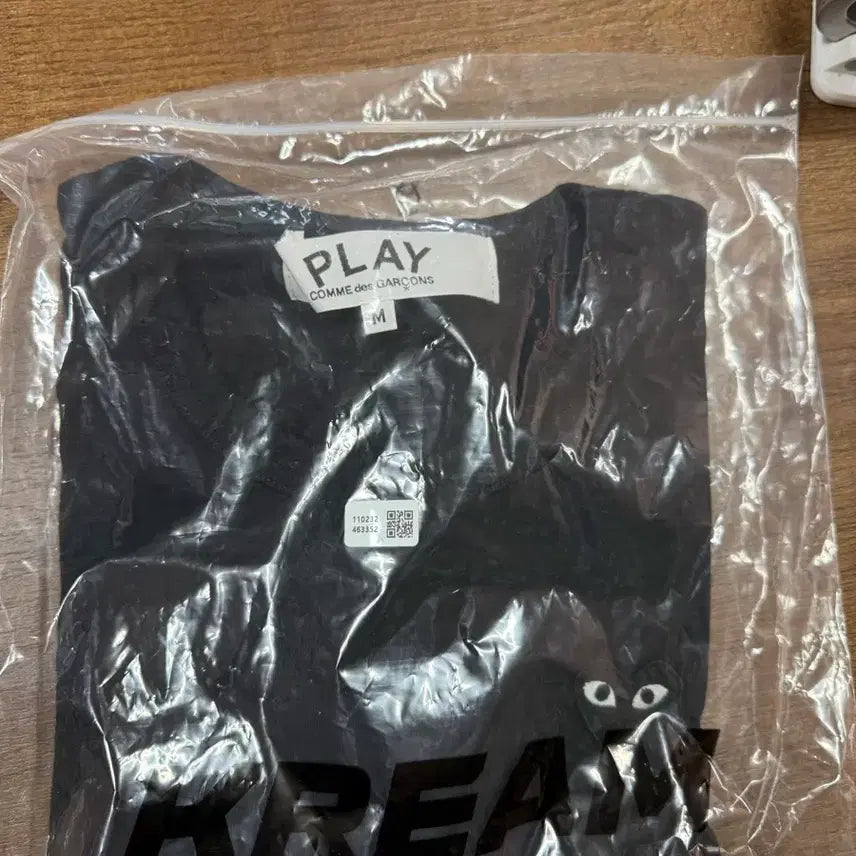 [BUNJANG] Comme des Garçons PLAY Black Shirt Medium / 꼼데가르송 플레이 셔츠 블랙 M